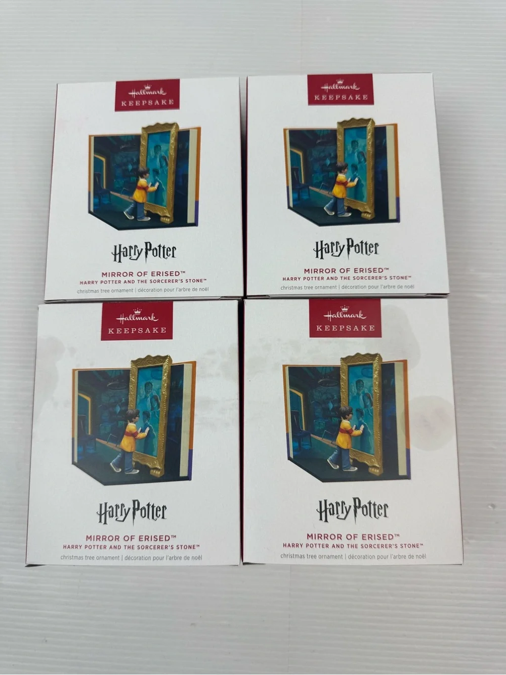 4x 2025 Hallmark Ornament Mirror Of Erised Harry Potter & Sorcerer's Stone NIB